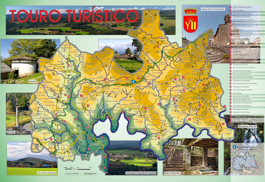 Mapa Touro